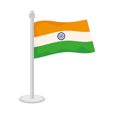 Indian flag icon Stock Vector by ©yupiramos 482153766