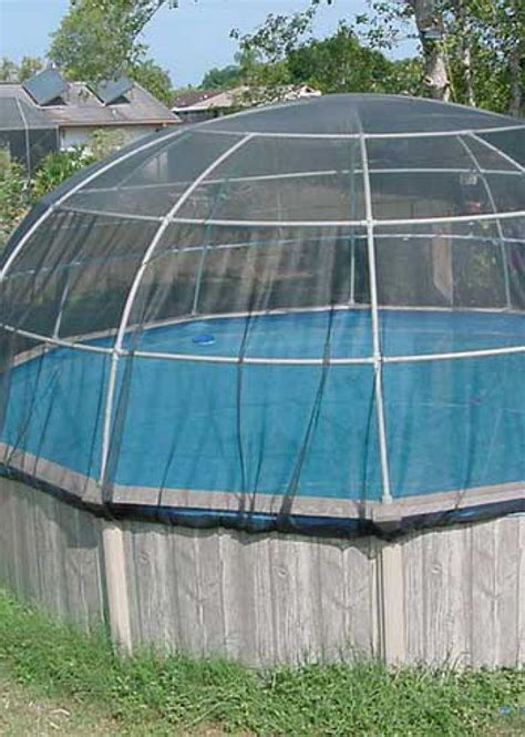 Above Ground Pool Screen Enclosure Fabrico Above Ground Swimming Pool ...