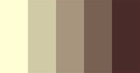 Cream To Brown Gradient Color Scheme » Brown » SchemeColor.com