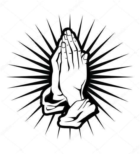 Vector Praying Hands | Free download on ClipArtMag