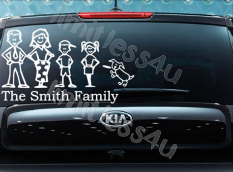 Family Car Decal Car Decal Family Sticker New Parents Decal | Etsy