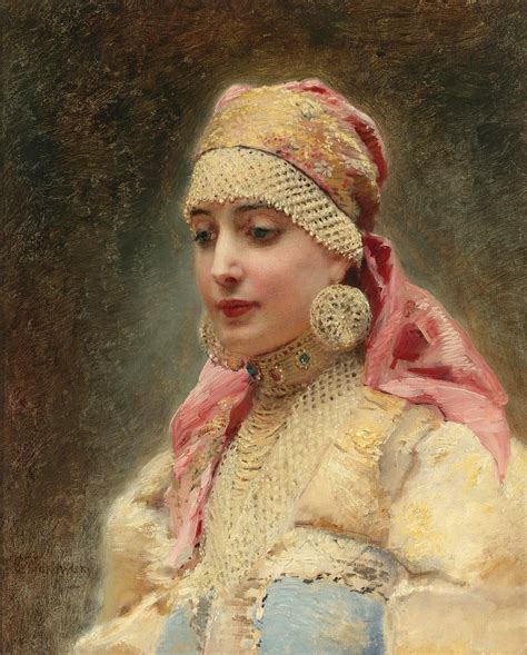 Russian Beauty In The Paintings Of Konstantin Makovsky Russia Travel ...