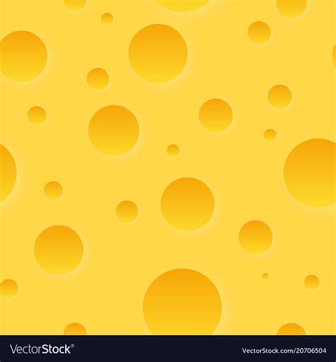 Cheese texture pattern Royalty Free Vector Image