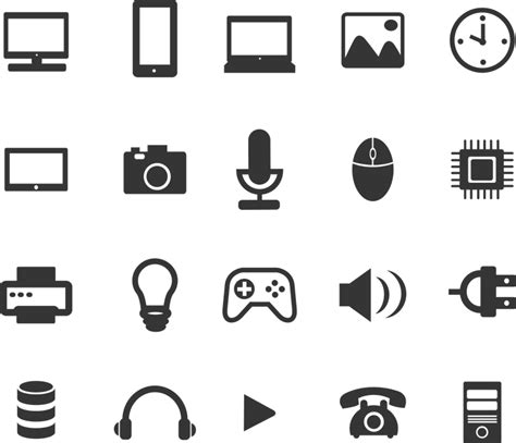 Download Icons, Technology, Devices. Royalty-Free Vector Graphic - Pixabay