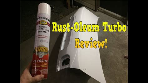 Rust-Oleum Turbo spray paint (REVIEW) - YouTube