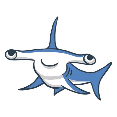 Cute Hammerhead Shark Cartoon PNG & SVG Design For T-Shirts | Cartoon tiger, Shark drawing, Wall ...