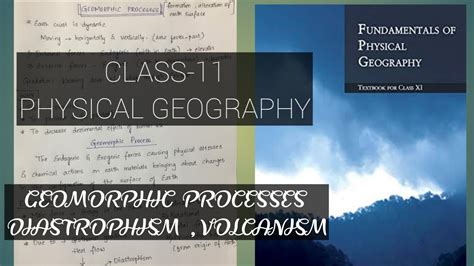 Geomorphic Processes / EXOGENIC AND ENDOGENIC FORCES / DIASTROPHISM AND VOLCANISM - YouTube