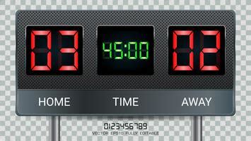 Scoreboard elements design for football and soccer - Download Free Vectors, Clipart Graphics ...