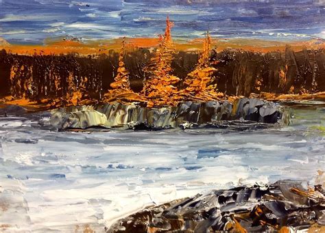 Tamarack Isles Painting by Desmond Raymond