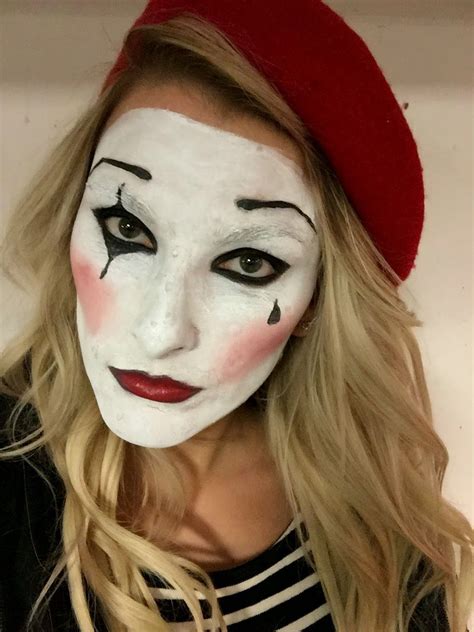 Mime Halloween Costume, Halloween Diy, Face Painting Halloween, Halloween Face Makeup, Mime ...