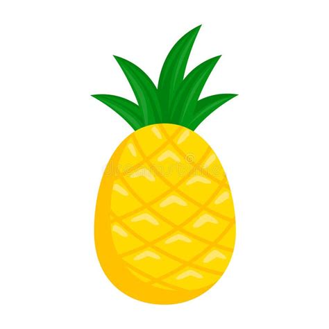 Pineapple Sign Emoji Icon Illustration. Fruit Vector Symbol Emoticon Design Clip Art Sign Comic ...