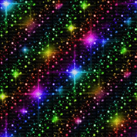 Black with Rainbow FlashingStars background, black , with , rainbowflashing , stars , background ...