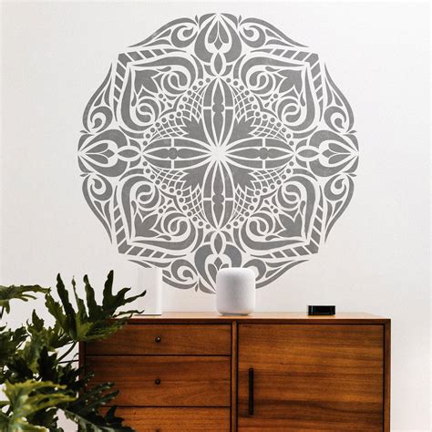 Large Wall Stencil - Mandala Stencil Reusable Stencil (Multiple Sizes ...