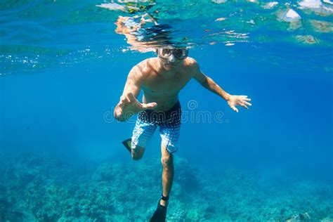 Snorkeling Underwater stock image. Image of exploration - 28630429