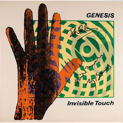 Genesis signed Invisible Touch album