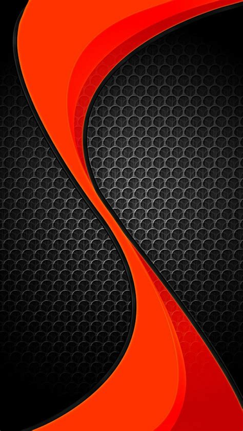 Free download Hexagon Pattern Orange And Black Dual Monitor Wallpaper ...