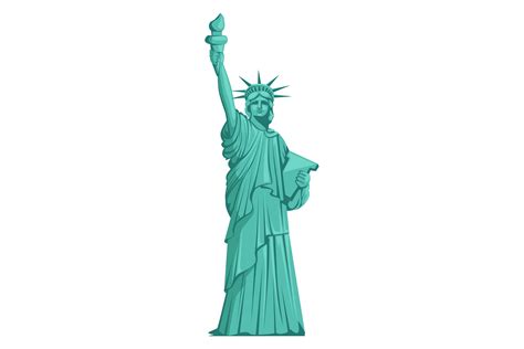 Statue of Liberty Cartoon Icon. US Monum Graphic by onyxproj · Creative ...