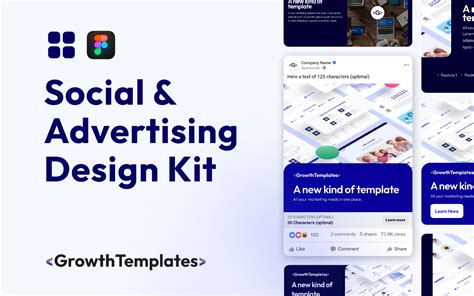 Social & Advertising Design Kit | GrowthTemplates | Figma Community