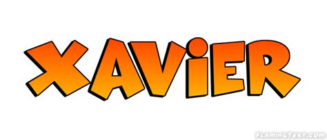 Xavier Logo | Outil de conception de nom gratuit à partir de texte ...