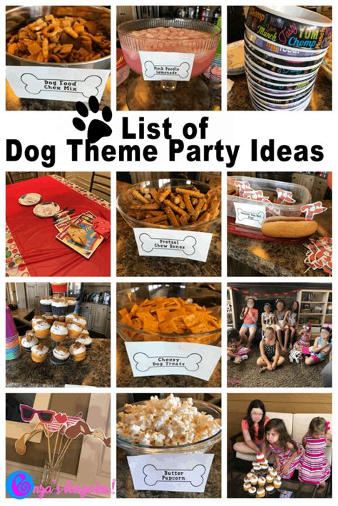 Dog Themed Party Food and Party Ideas - Enza's Bargains