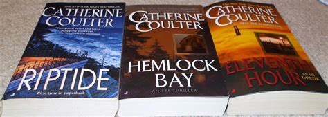 Catherine Coulter - FBI Series - Three Titles: Riptide - Hemlock Bay ...