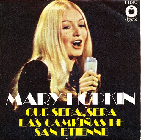 Mary Hopkin "Que Sera Sera" Spanish issue Ronnie Lane, Noel Redding, Dave Davies, 1950s Rock And ...