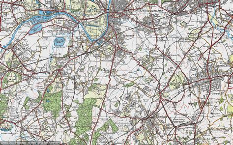 Historic Ordnance Survey Map of Hook, 1920 - Francis Frith