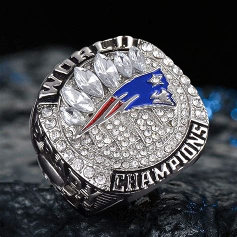 AJZYX New England Patriots 2018-2019 Super Bowl LIII Ring NFL Replica ...