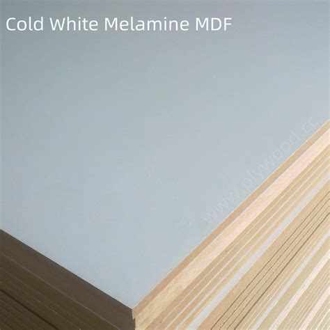 Cold White Melamine MDF (Melamine Faced Board)