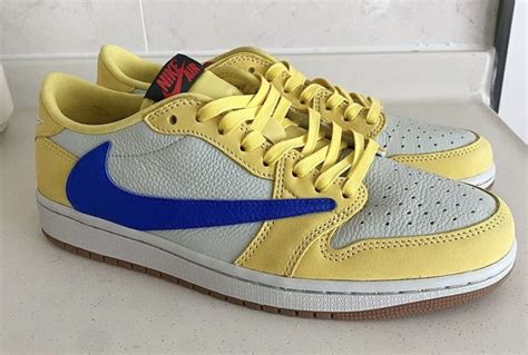 Travis Scott x Air Jordan 1 Low OG Canary DZ4137-700