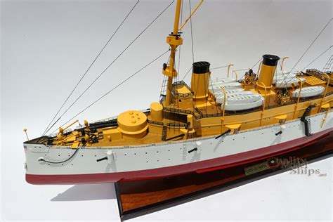 USS Olympia Protected Cruiser Handmade Wooden Ship Model 40" Scale 1: ...