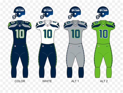 Seattle Seahawks - Seahawks Away Jersey Png,Seahawk Logo Image - free transparent png images ...