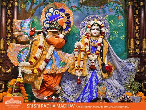 Sri Sri Radha Madhav in 2020 (With images) | Hare krishna temple, Altar ...