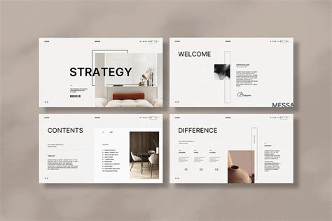 Brand Strategy Template #2 by LaserHigh on Dribbble