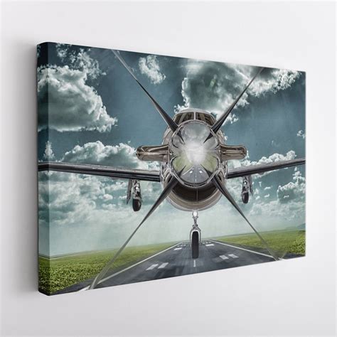 Pilatus Airplane Canvas Print, Aircraft Wall Art, Pilot Gift, Large ...