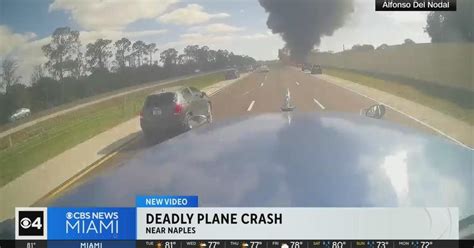 New video shows plane crash near Naples - CBS Miami