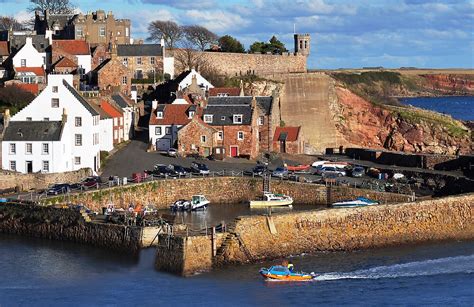 "Crail Harbour" by GillBell | Redbubble