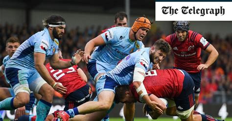 Exeter Chiefs and Munster battle to dramatic draw in winds so strong passes and lineouts blown ...