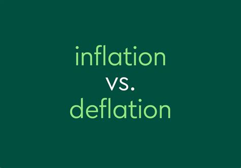 "Inflation" Vs. "Deflation" – What's The Difference? | Dictionary.com