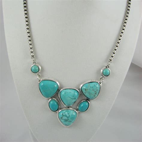 Turquoise Necklace Necklace Turquoise Turquoise Statement