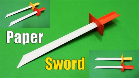 How to make a Paper Sword | Easy | Tutorial | FunnyCat.TV