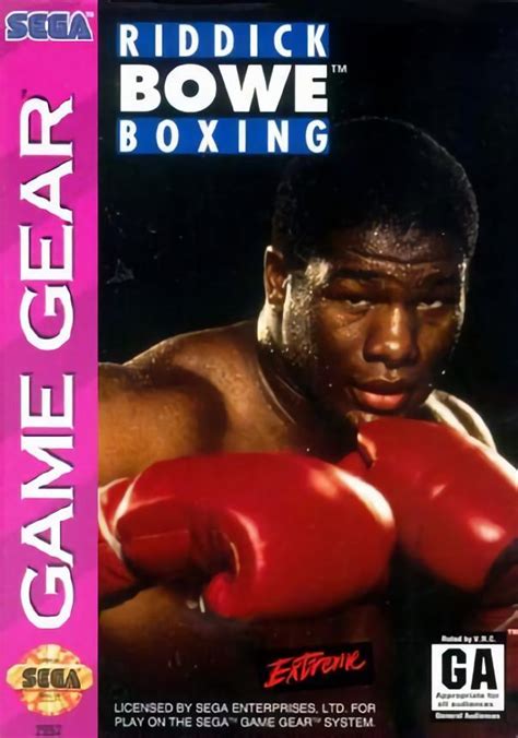 Riddick Bowe Boxing ROM Game Gear