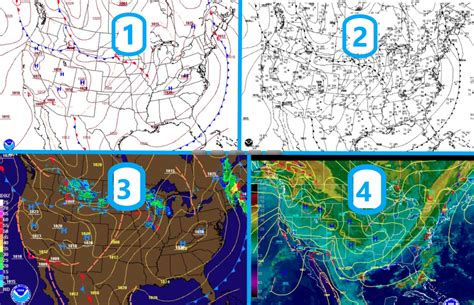 The Surface Analysis Chart? - Aviation Weather Sky Review Aviation ...