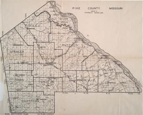 Map of Pike County, Missouri | MU Digital Library, University of Missouri