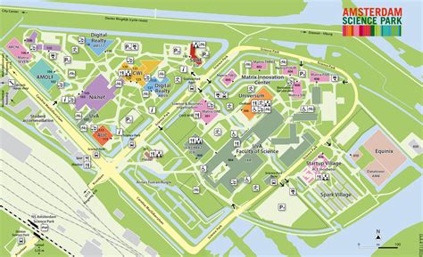 Visitors map - Amsterdam Science Park