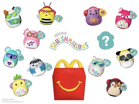 List of All McDonald's Squishmallows Happy Meal Toy Characters