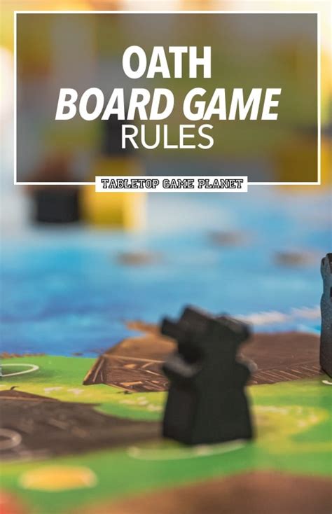 Oath Board Games Rules – Tabletop Game Planet