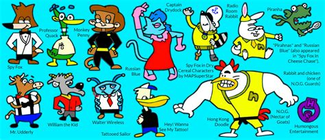 Spy Fox in Dry Cereal Characters Drawings by MAPSuperStar on DeviantArt