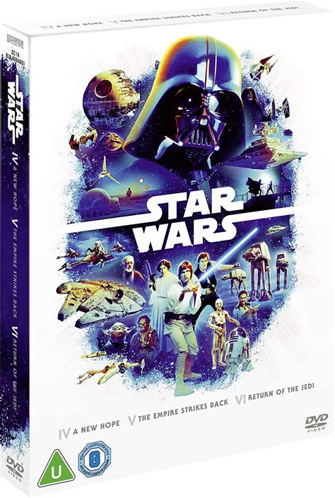 Star Wars Movie Collection: Original Trilogy Box Set (Episodes 4-6) DVD [2022] Region Free ...