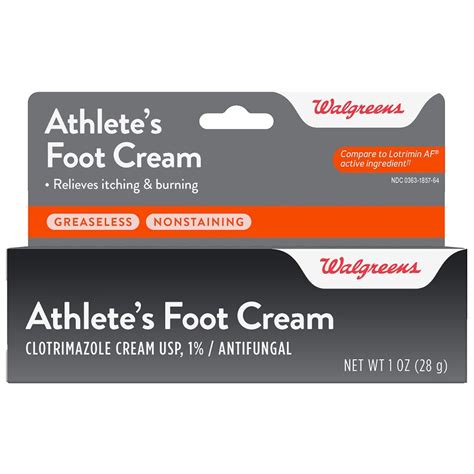 Walgreens Clotrimazole 1% Athlete's Foot Cream | Walgreens